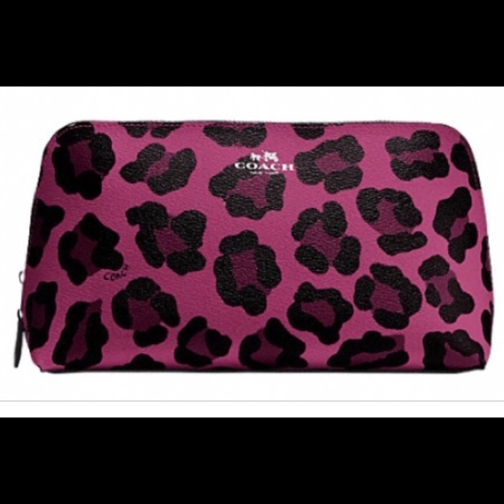 NWT Authentic Coach makeup bag set